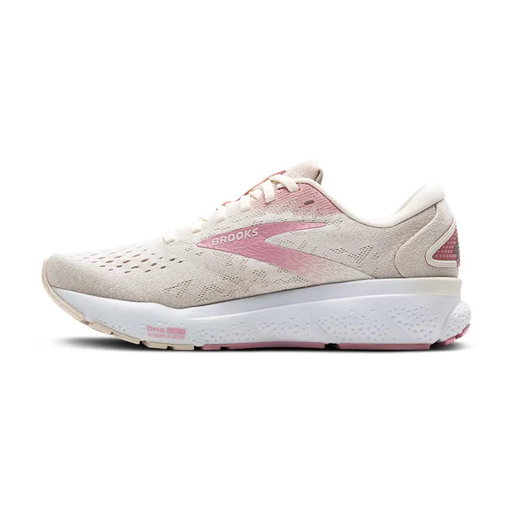 Women's Brooks Ghost 16 1204071B136 Color:  Coconut/Zephyr/White