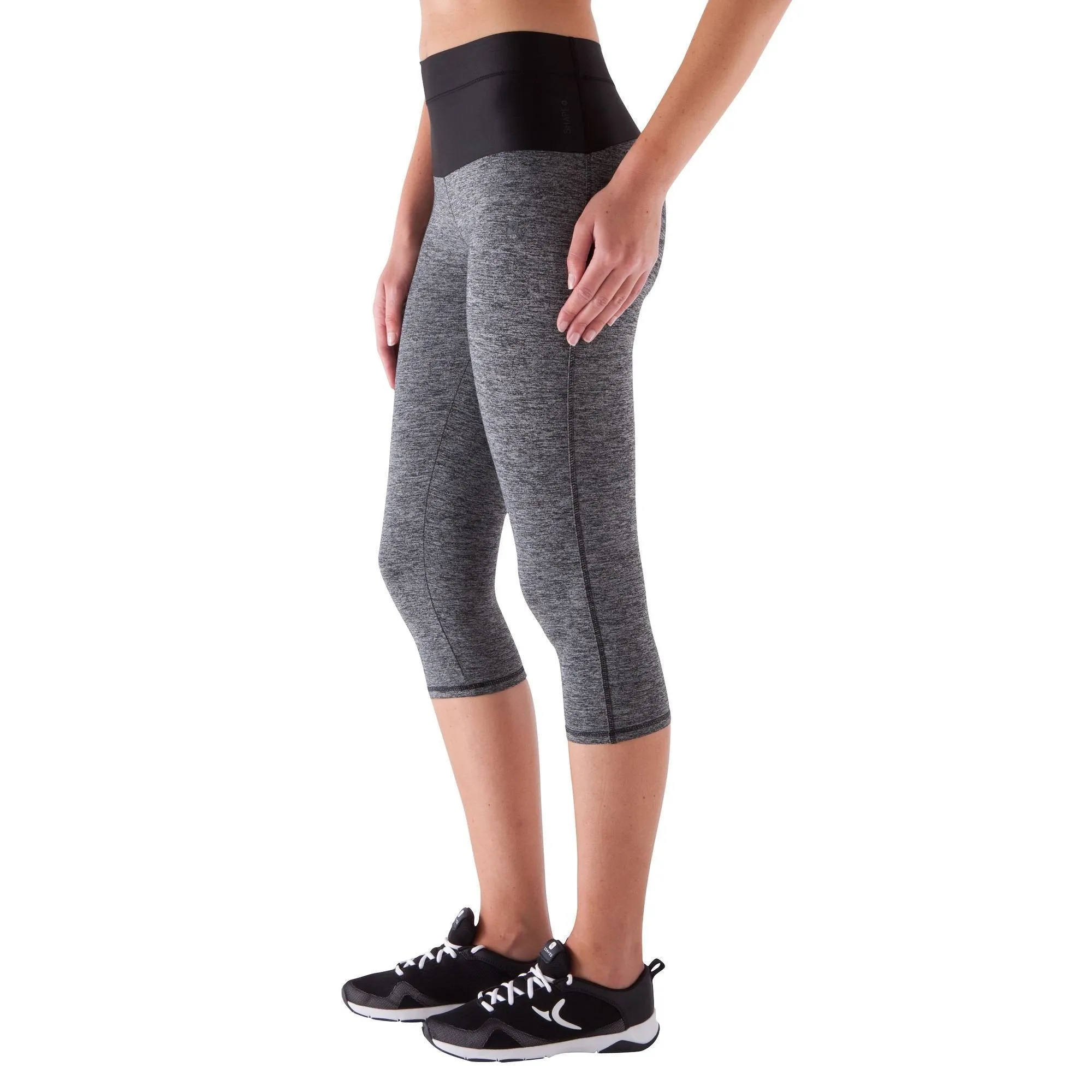 Women's Fitness Cropped pant Flat-Stomach Shape  Bottoms