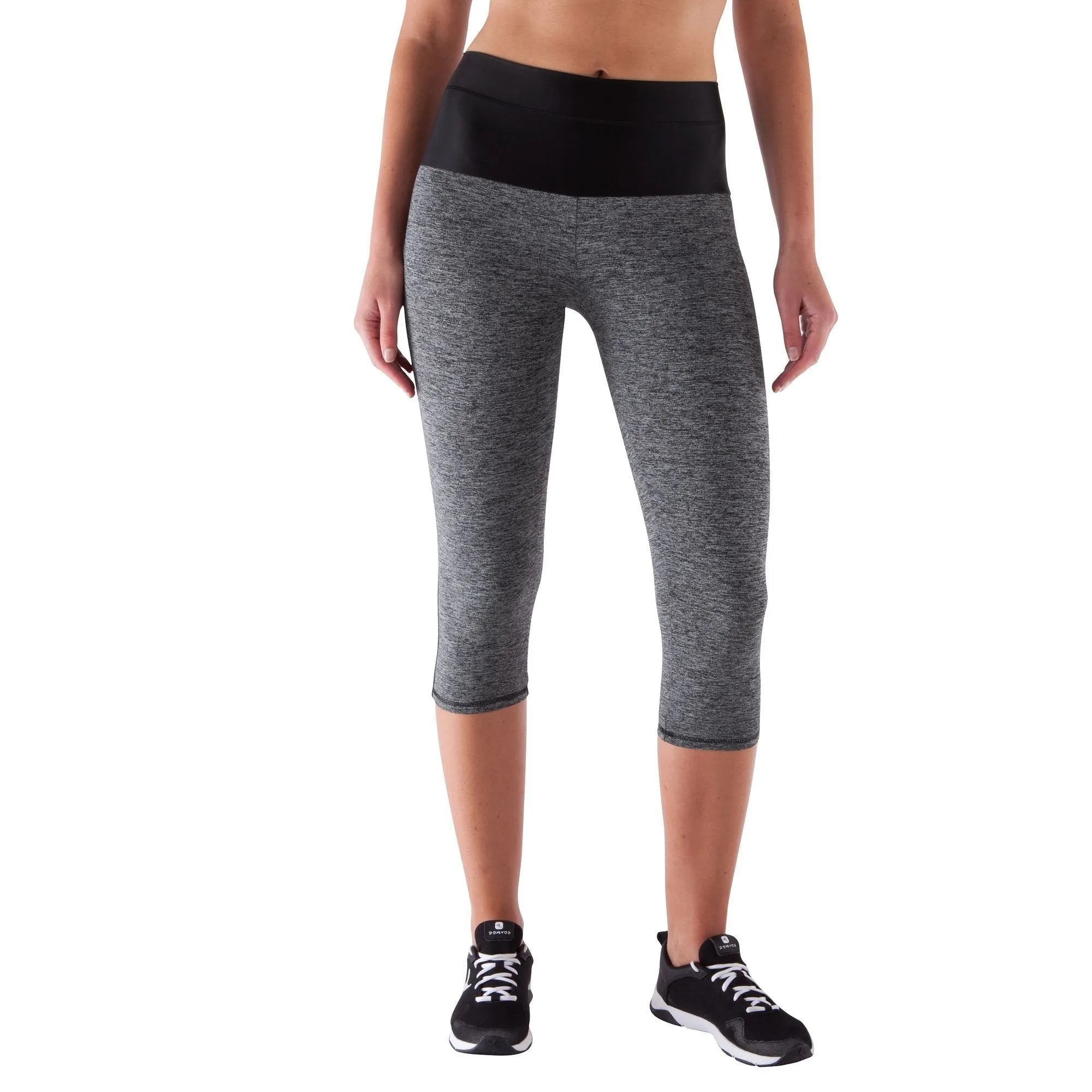 Women's Fitness Cropped pant Flat-Stomach Shape  Bottoms