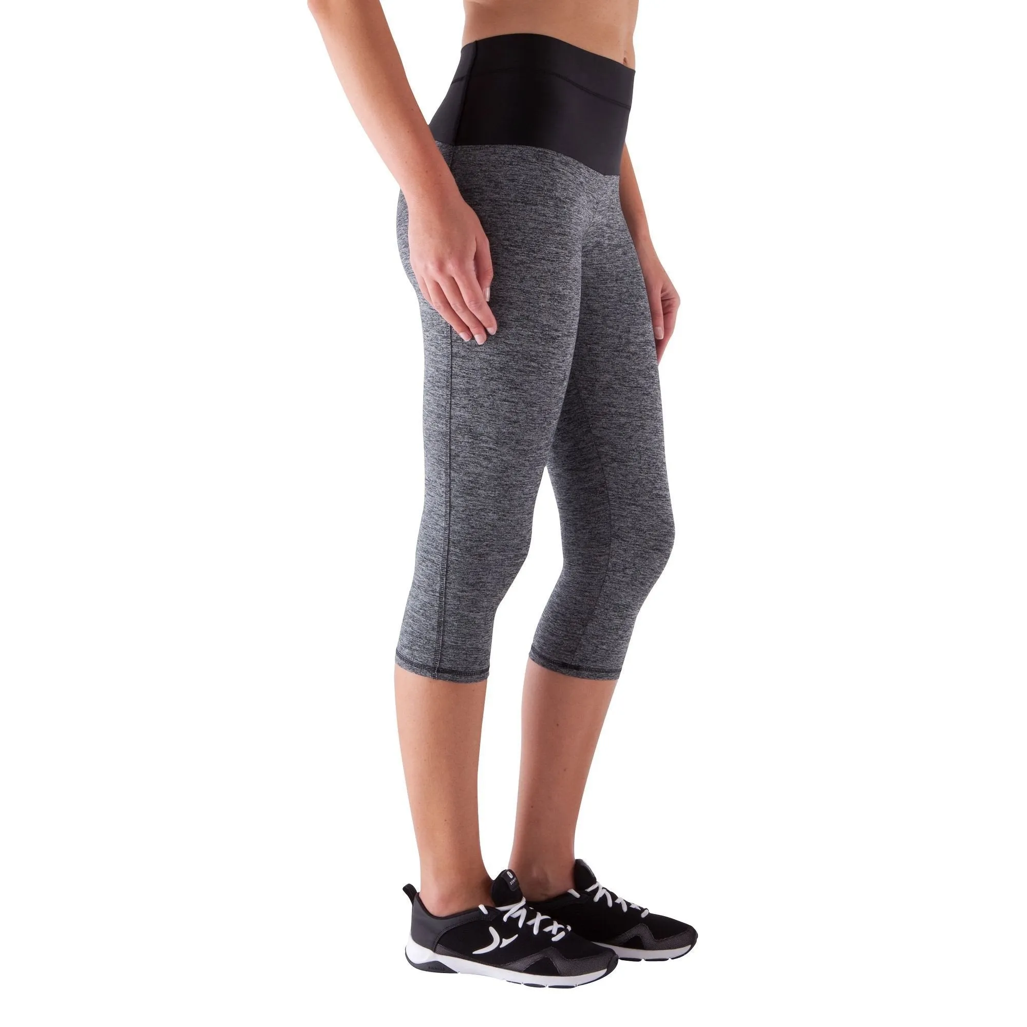 Women's Fitness Cropped pant Flat-Stomach Shape  Bottoms