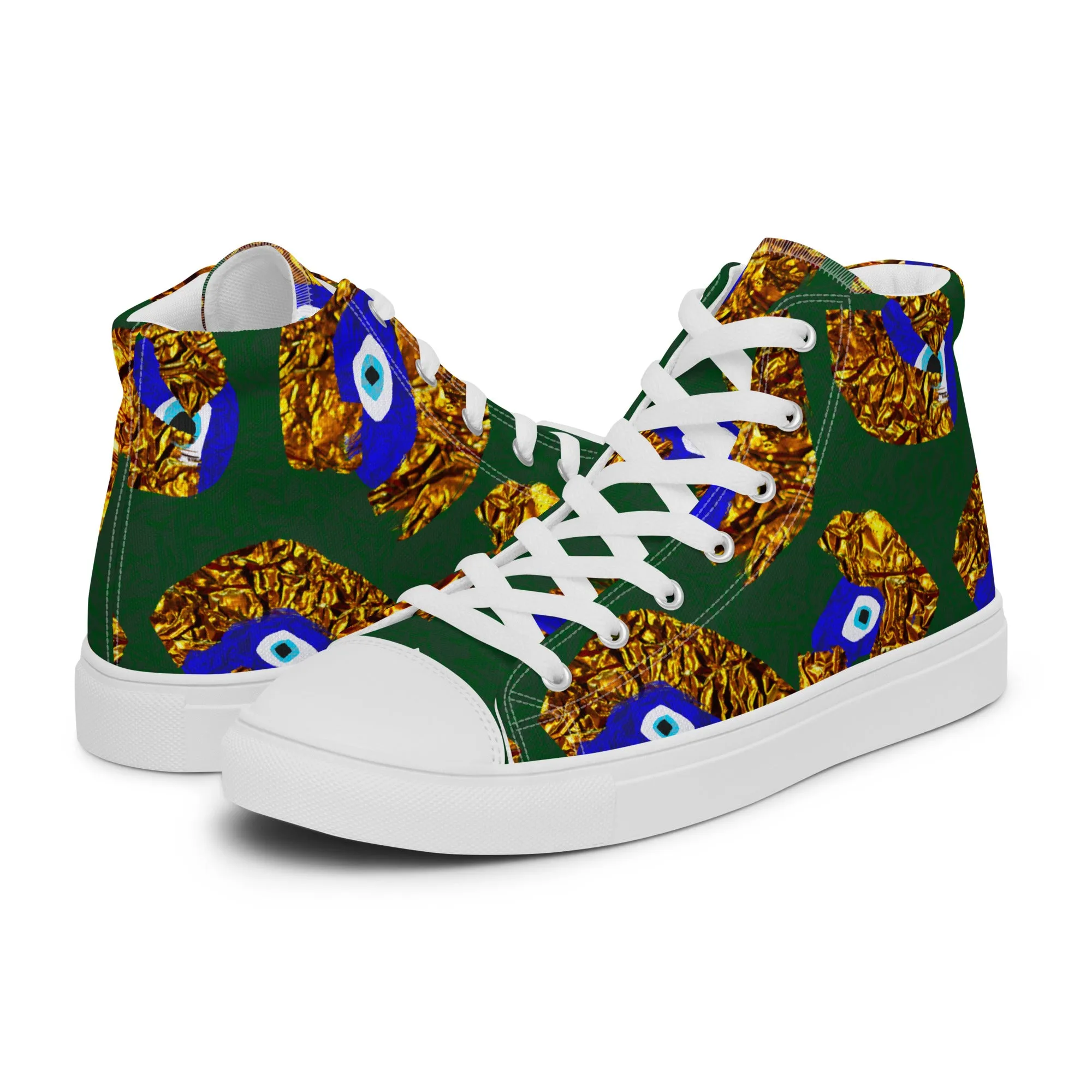 Women’s high top canvas shoes