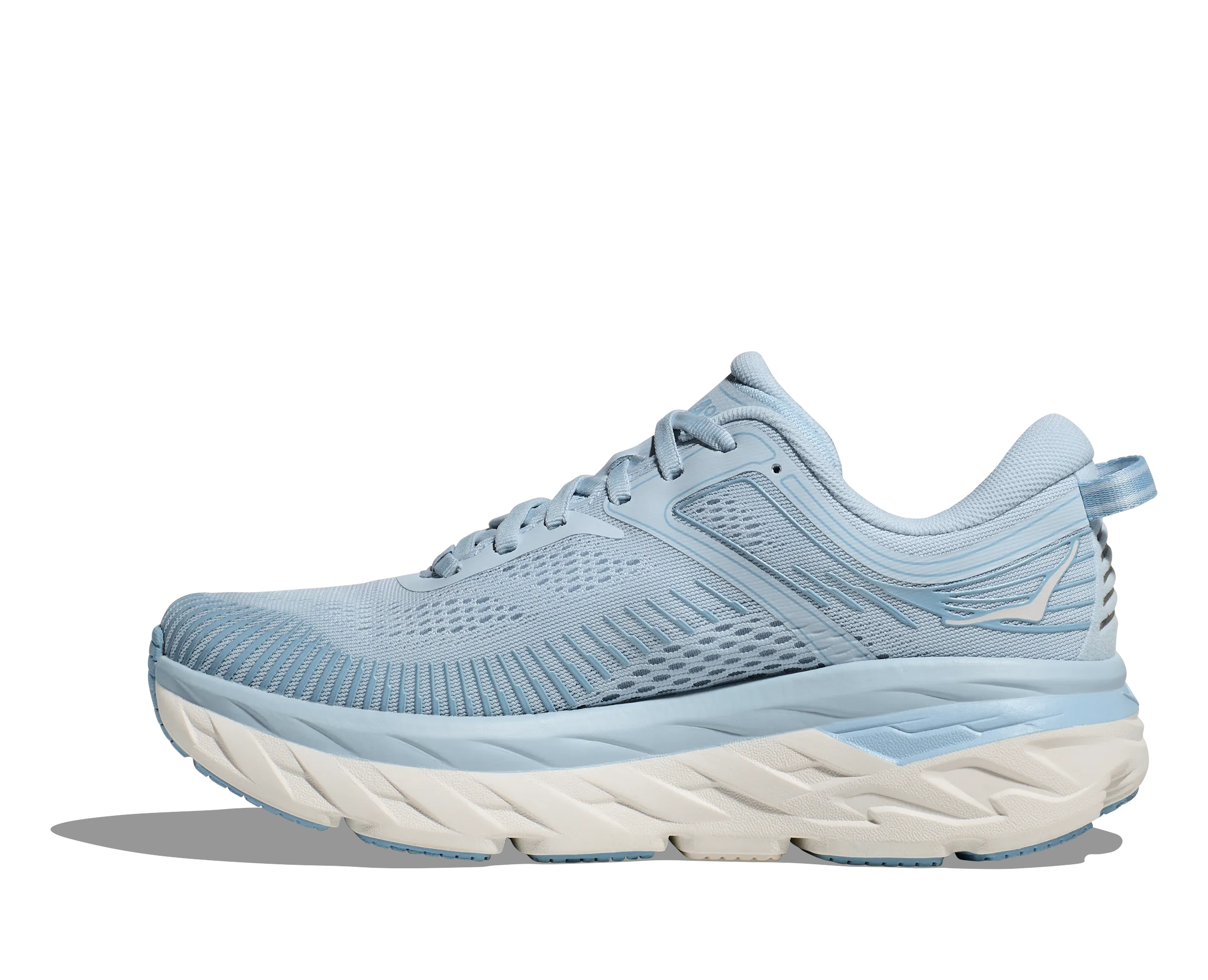 Women's Hoka Bondi 7 Color: Ice Water / White