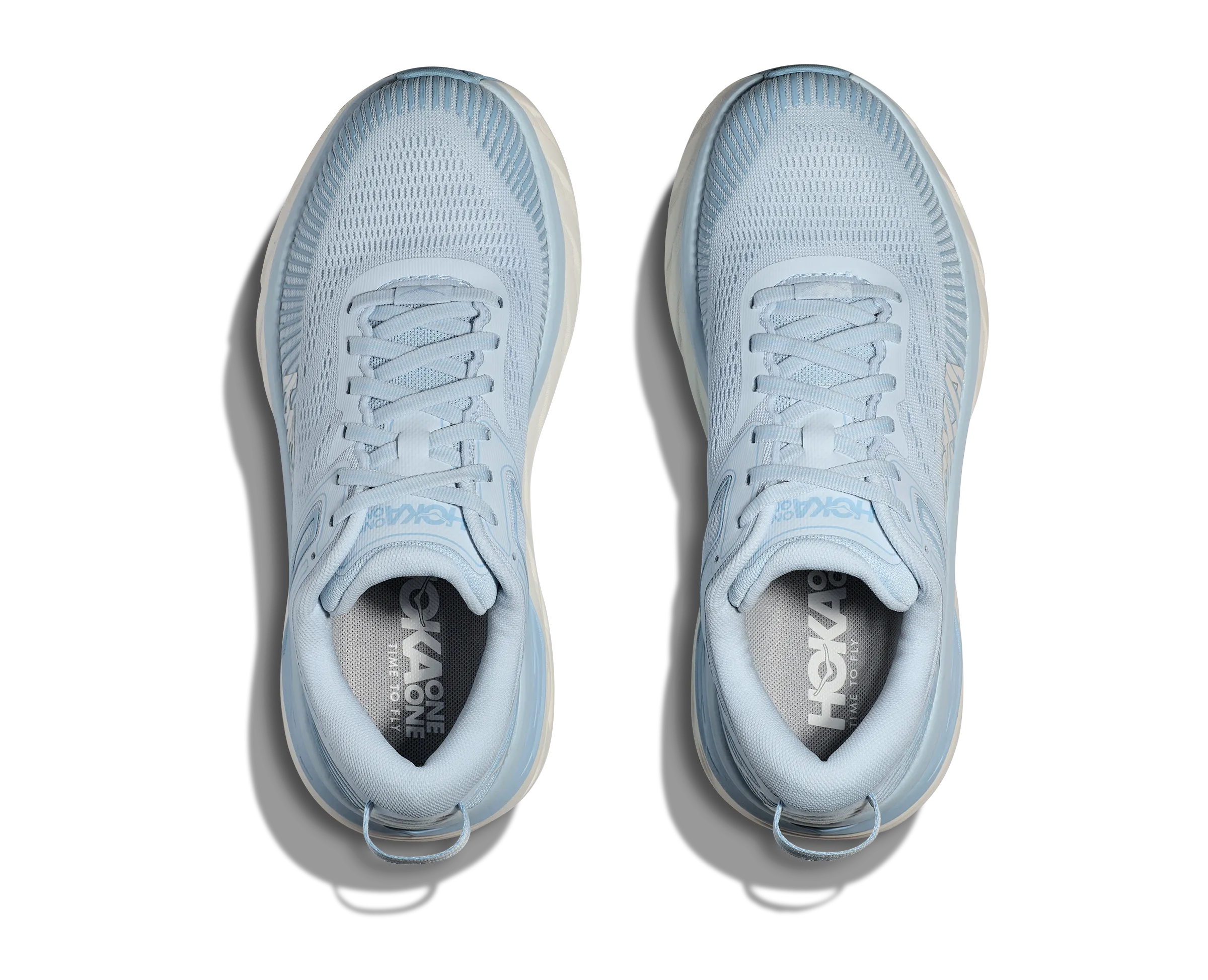 Women's Hoka Bondi 7 Color: Ice Water / White