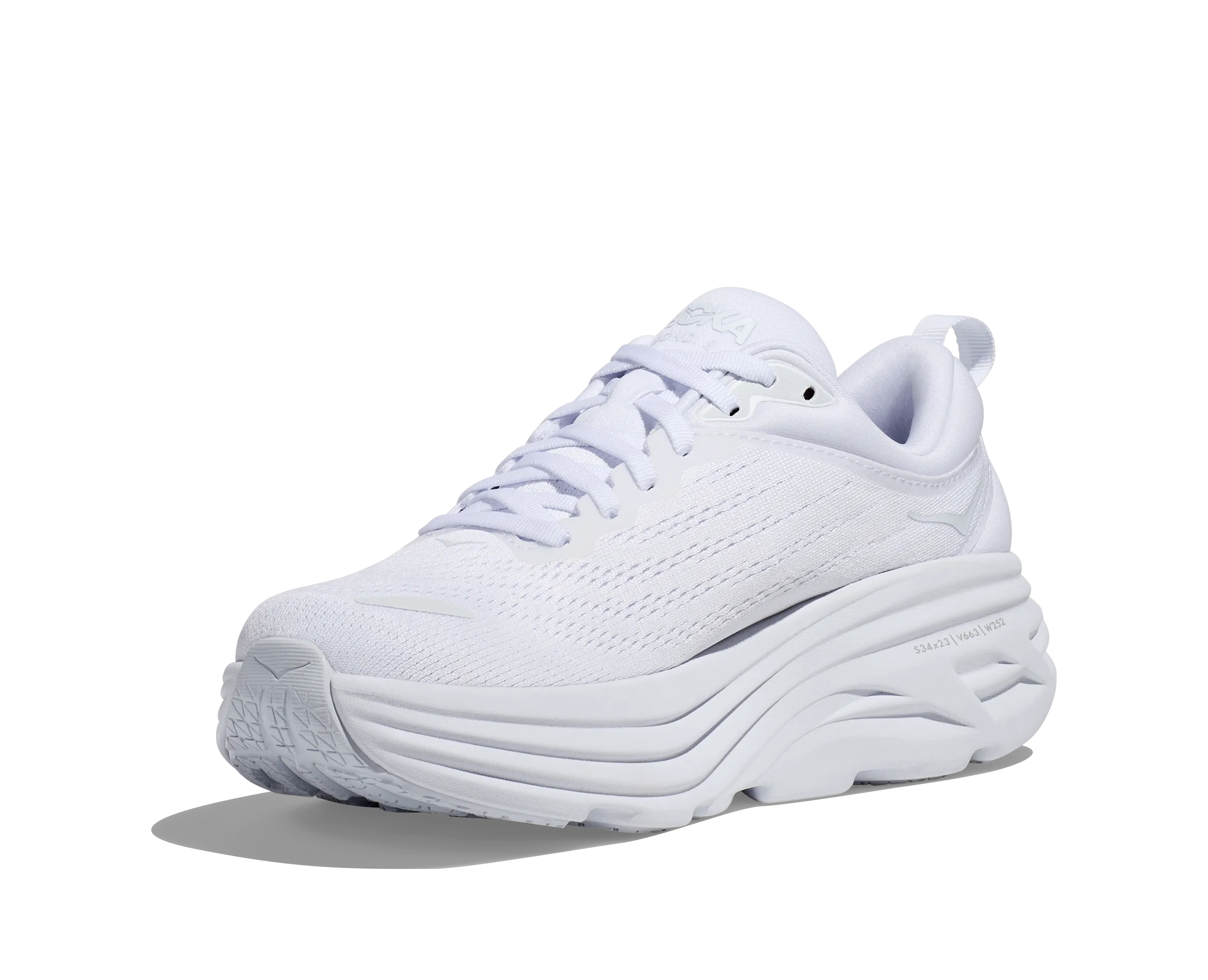 Women's Hoka Bondi 8 Color: White / White