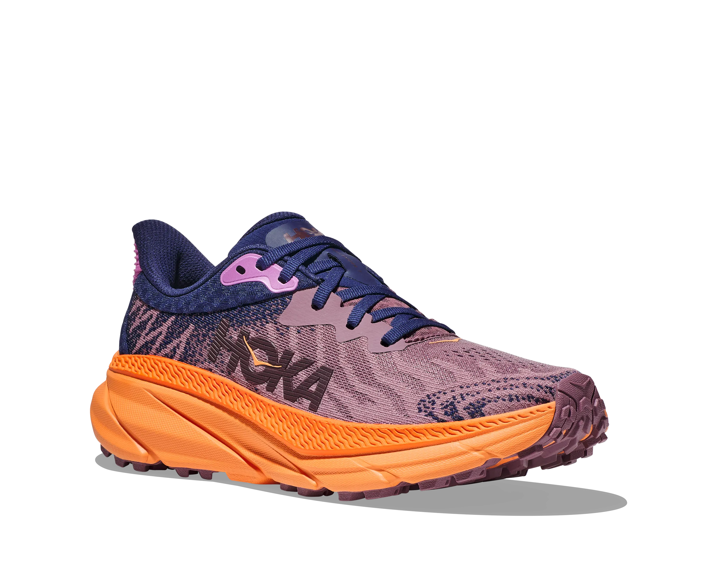 Women's Hoka Challenger 7 Color: Wistful Mauve / Cyclamen