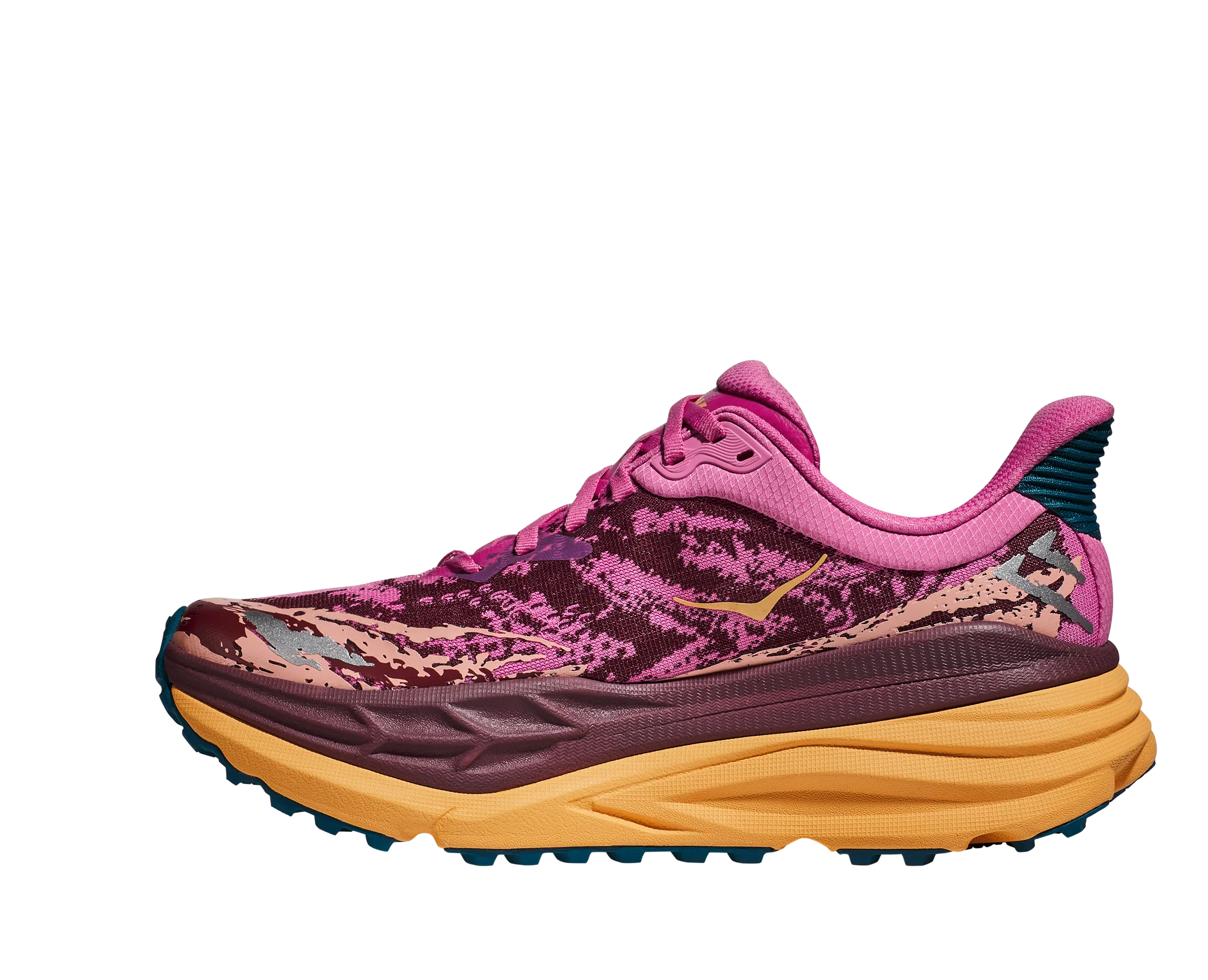 Women's Hoka Stinson 7 Color: Strawberry / Cabernet