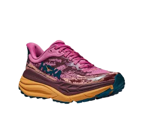 Women's Hoka Stinson 7 Color: Strawberry / Cabernet