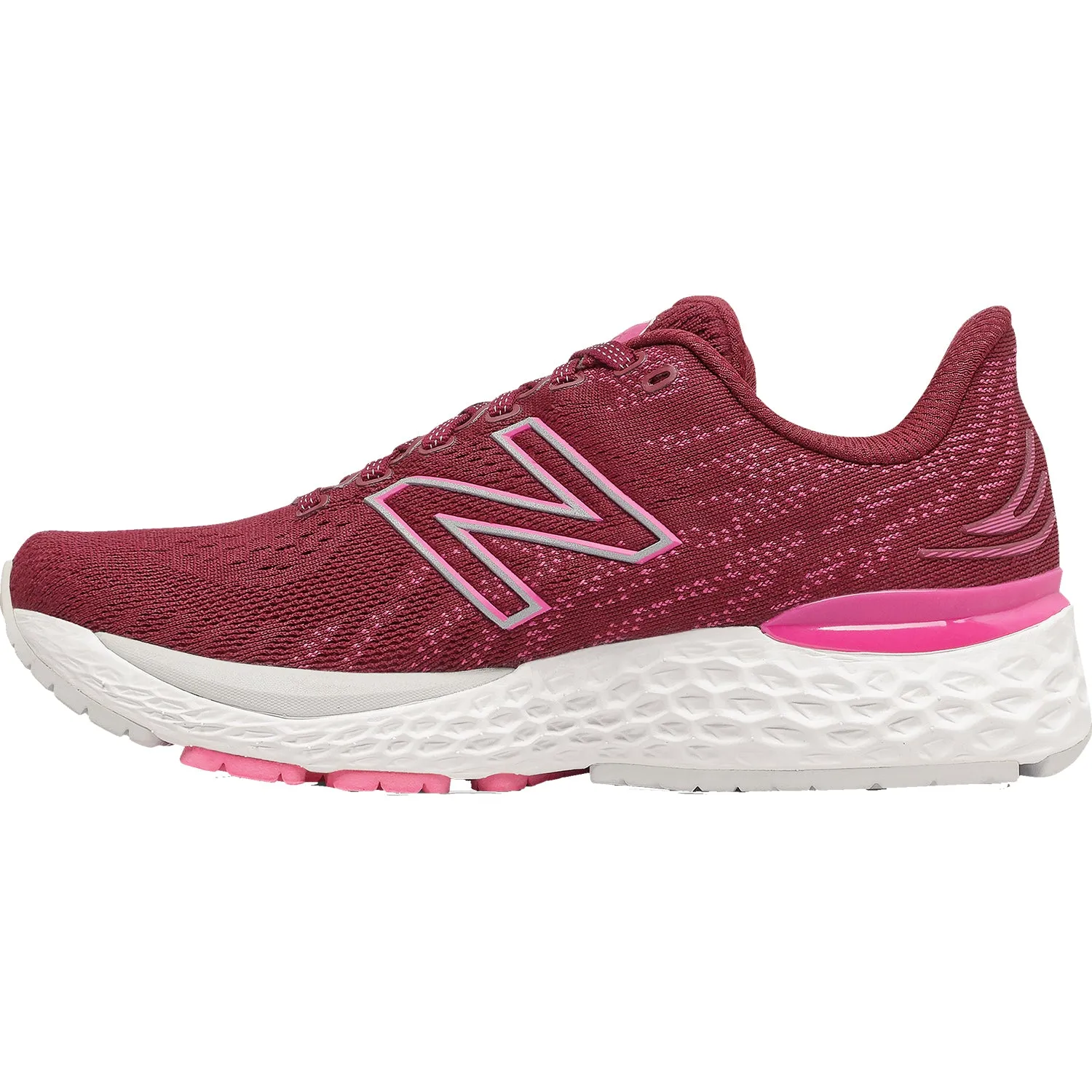 Women's New Balance Fresh Foam W880R11 Garnet/Pink Glo Mesh