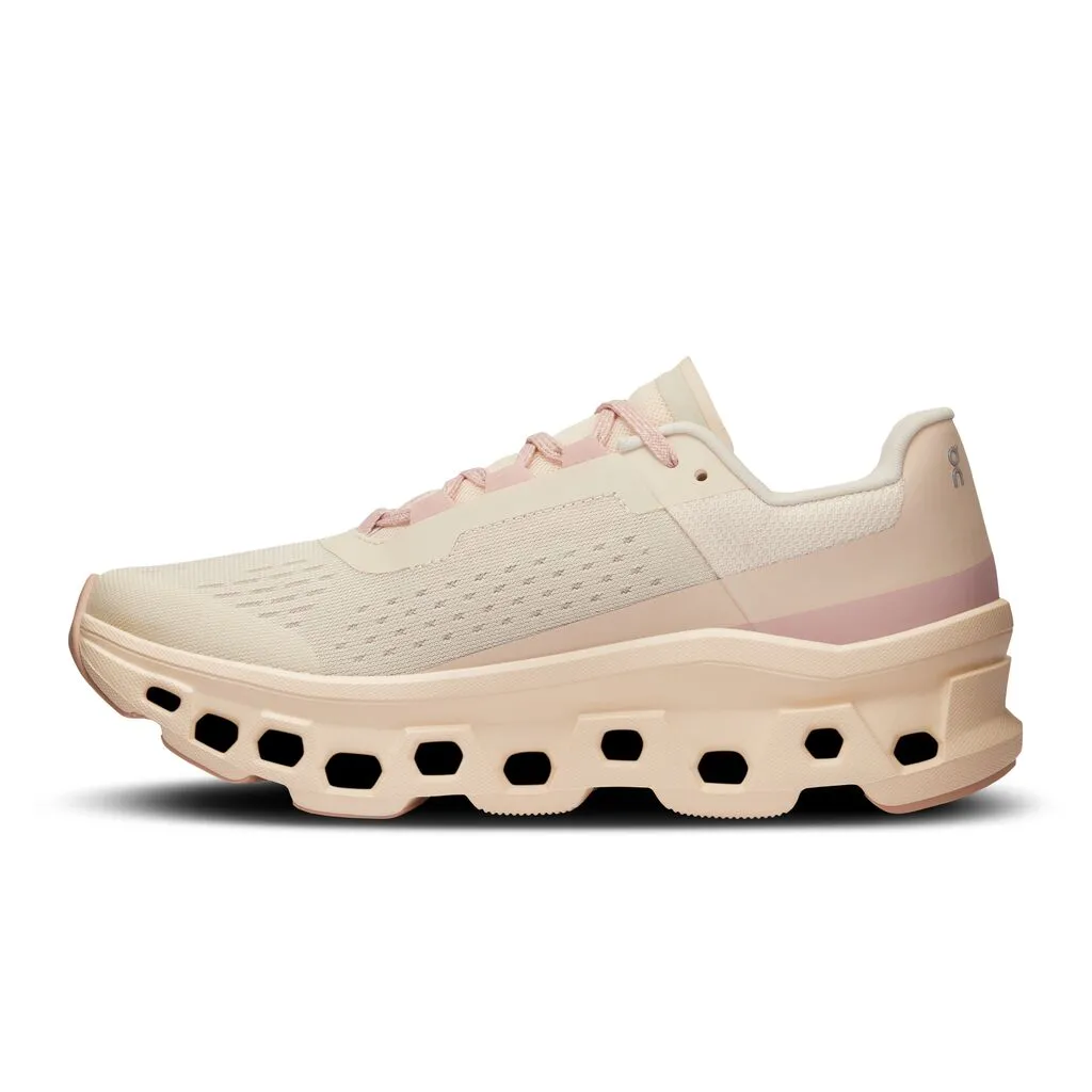 Women's On Cloudmonster Color: Moon | Fawn