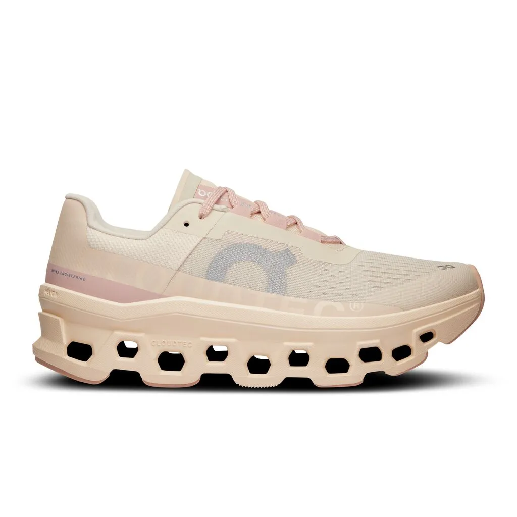 Women's On Cloudmonster Color: Moon | Fawn