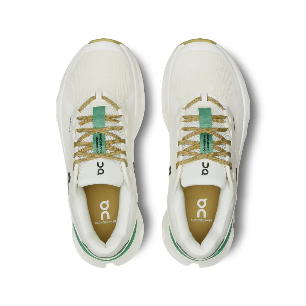 Women's On Cloudrunner 2 Color: Undyed White | Green