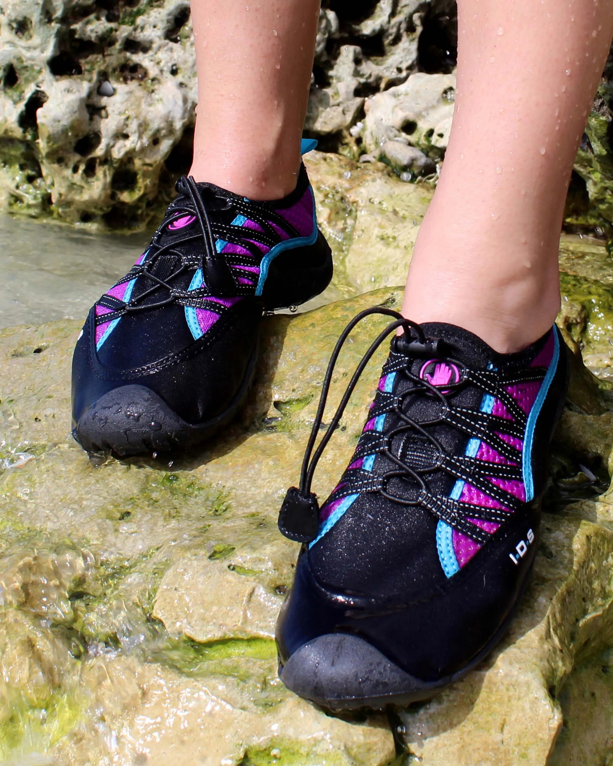 Women's Sidewinder Water Shoes - Black/Oasis Purple