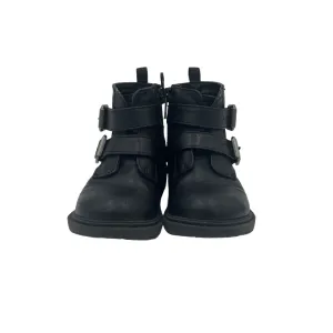 Zip-Up Buckle Boot