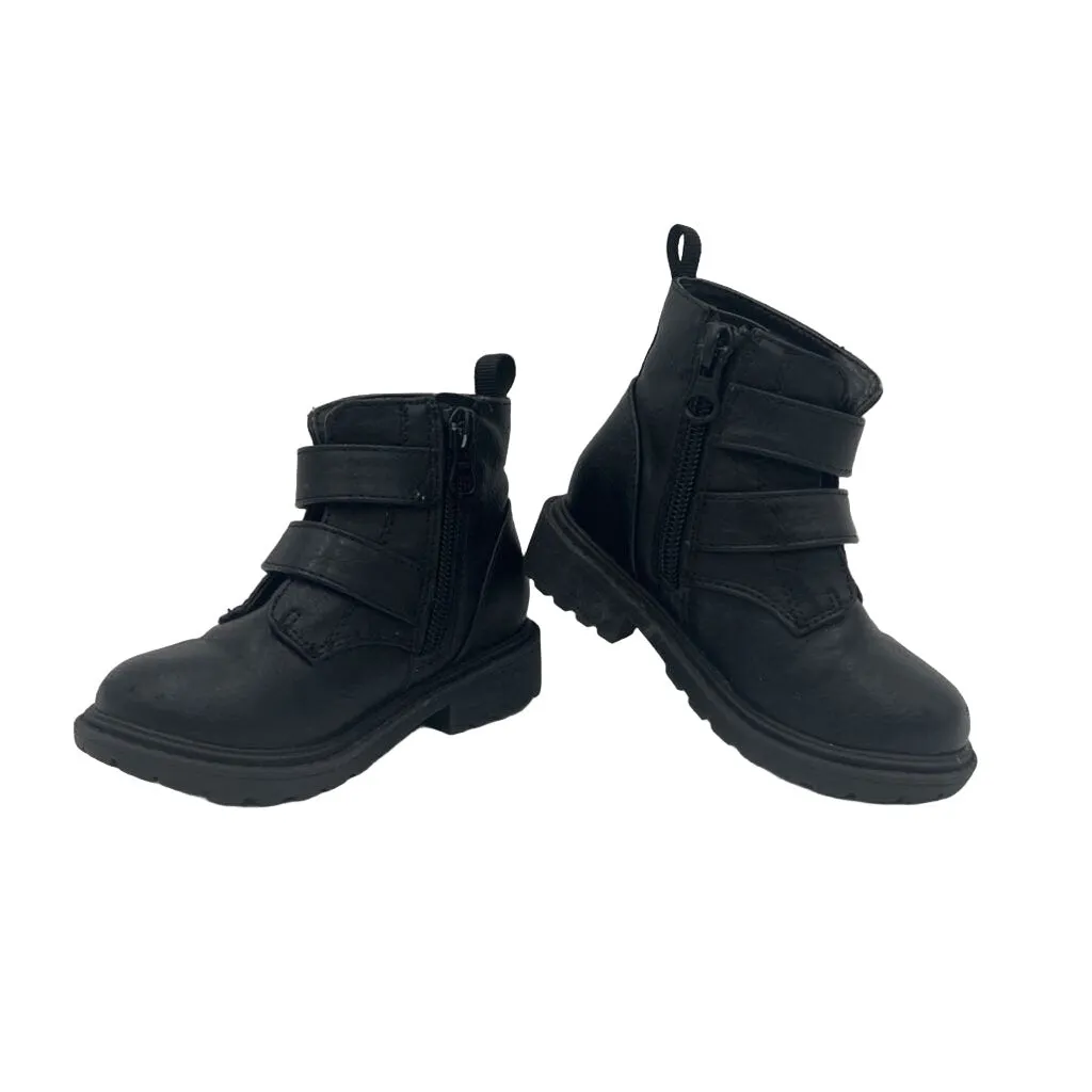 Zip-Up Buckle Boot